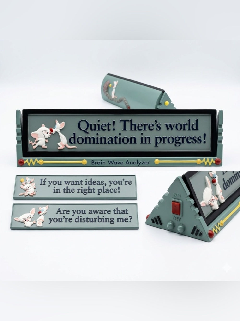 Brain Wave Analyzer Desk Sign